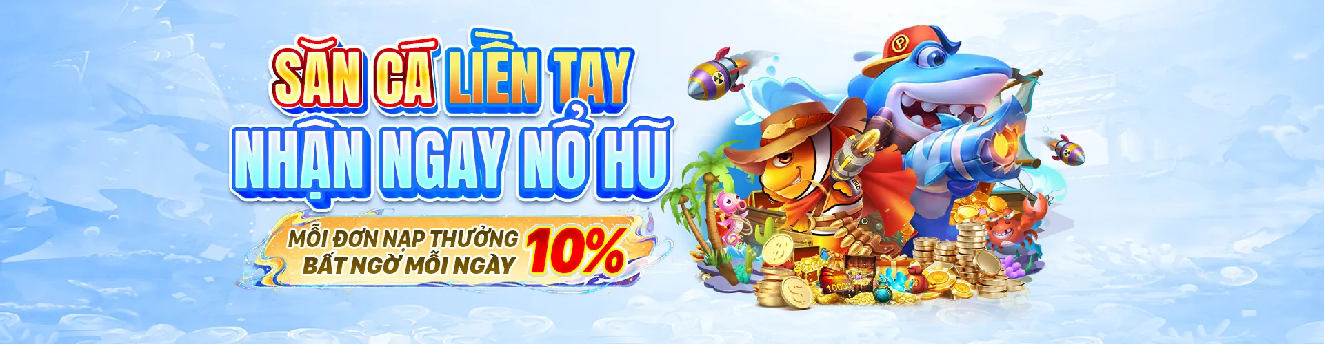 Hình ảnh Hero về trò chơi Bắn Cá trên Ứng dụng 7club